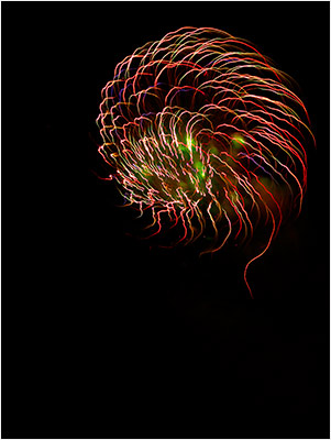 Fireworks abstract